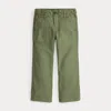 Polo Ralph Lauren Ralph Lauren Cotton Sateen Ricky Pant In Green