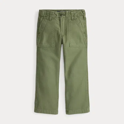 Polo Ralph Lauren Ralph Lauren Cotton Sateen Ricky Pant In Green