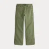 Polo Ralph Lauren Ralph Lauren Cotton Sateen Ricky Pant In Green