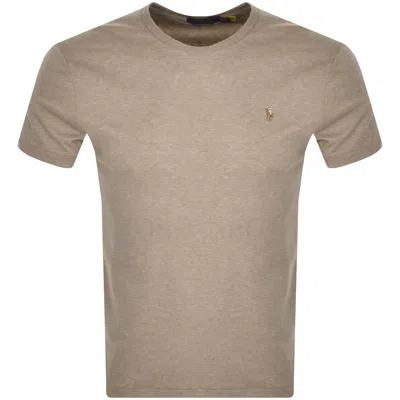 Polo Ralph Lauren Ralph Lauren Crew Neck Slim Fit T Shirt Beige