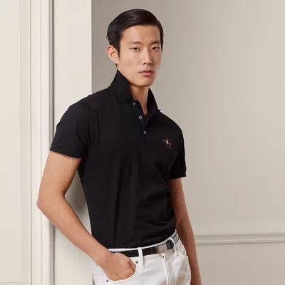 POLO RALPH LAUREN RALPH LAUREN CUSTOM SLIM FIT PIQUÉ POLO SHIRT,0030834311