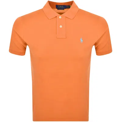Polo Ralph Lauren Ralph Lauren Custom Slim Polo T Shirt Orange