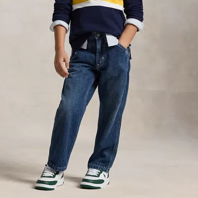 Polo Ralph Lauren Kids' Ralph Lauren Denim Carpenter Pant In Blue