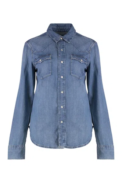 Polo Ralph Lauren Ralph Lauren Denim Shirt For Women In Blue