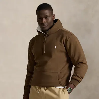 Polo Ralph Lauren Ralph Lauren Double-knit Hoodie In Brown