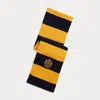 Polo Ralph Lauren Ralph Lauren Embroidered Crest Cotton Rugby Scarf In Multi