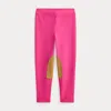 Polo Ralph Lauren Ralph Lauren Equestrian-inspired Jersey Legging In Pink