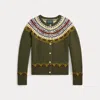 Polo Ralph Lauren Ralph Lauren Fair Isle Cotton-blend Cardigan In Multi