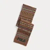 Polo Ralph Lauren Ralph Lauren Fair Isle Wool-cotton Scarf In Multi