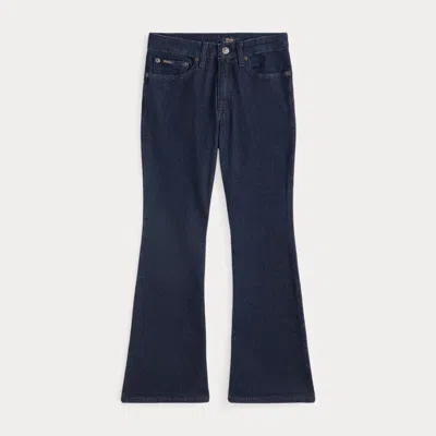 POLO RALPH LAUREN RALPH LAUREN FLARED INDIGO STRETCH DENIM JEAN