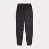 Polo Ralph Lauren Kids' Ralph Lauren Fleece Cargo Jogger Pant In Black