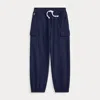 Polo Ralph Lauren Kids' Ralph Lauren Fleece Cargo Jogger Pant In Blue