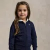Polo Ralph Lauren Kids' Ralph Lauren Fleece Full-zip Hoodie In Blue