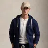 Polo Ralph Lauren Fleece Full Zip Hoodie In Cruise Navy