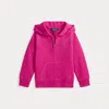 Polo Ralph Lauren French Terry Full-zip Hoodie In Pink