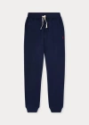 Polo Ralph Lauren Logo-embroidered Drawstring Track Pants In Navy