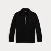 Polo Ralph Lauren Kids' Ralph Lauren Fleece Quarter-zip Pullover In Black