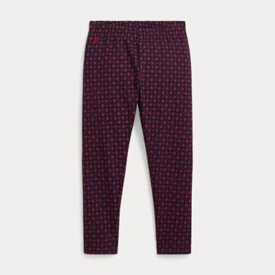 POLO RALPH LAUREN RALPH LAUREN FLORAL STRETCH JERSEY LEGGING