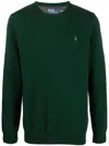 Polo Ralph Lauren Ralph Lauren Forest Green Wool Sweater In Moss Agate