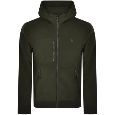 Polo Ralph Lauren Ralph Lauren Full Zip Hybrid Hoodie Olive Green
