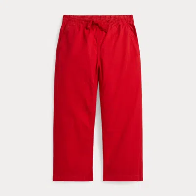 Polo Ralph Lauren Kids' Ralph Lauren Garment-dyed Cotton Twill Pant In Red