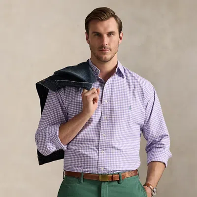 Polo Ralph Lauren Ralph Lauren Gingham Oxford Shirt In Purple