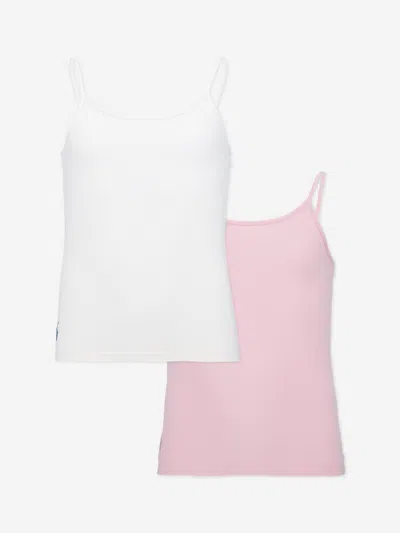 Polo Ralph Lauren Kids' Ralph Lauren Girls 2 Pack Camisole Set In Pink
