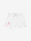 Polo Ralph Lauren Girls Athletic Logo Shorts In White