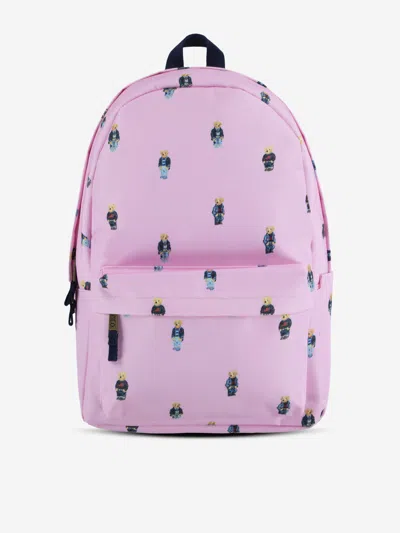 Polo Ralph Lauren Kids' Ralph Lauren Girls Polo Bear Backpack In Pink