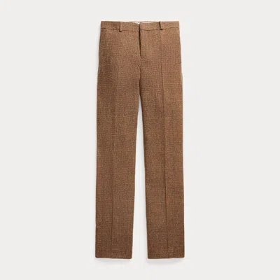 Polo Ralph Lauren Kids' Ralph Lauren Glen Plaid Wool Tweed Trouser In Brown