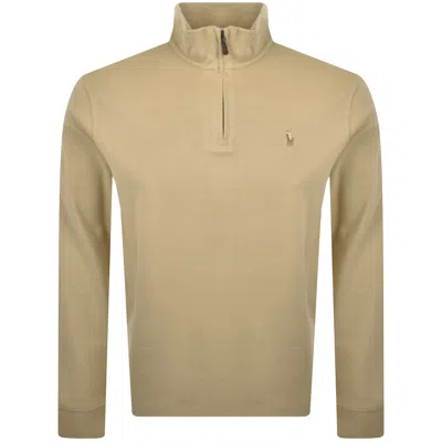 Polo Ralph Lauren Ralph Lauren Half Zip Sweatshirt Beige
