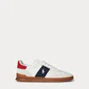 Polo Ralph Lauren Ralph Lauren Heritage Aera Suede-paneled Sneaker In White