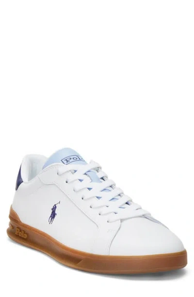 Polo Ralph Lauren Ralph Lauren Heritage Court Ii Sneaker In White/light Blue/navy