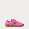 Polo Ralph Lauren Ralph Lauren Heritage Court Iii Faux-suede Sneaker In Pink