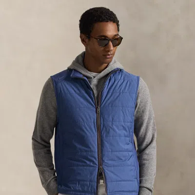 Polo Ralph Lauren Ralph Lauren Hybrid Full-zip Vest In Blue