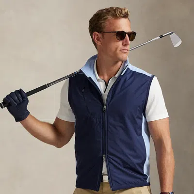 Polo Ralph Lauren Ralph Lauren Hybrid Mockneck Vest In Blue
