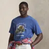 Polo Ralph Lauren Ralph Lauren Jersey Graphic T-shirt In Blue