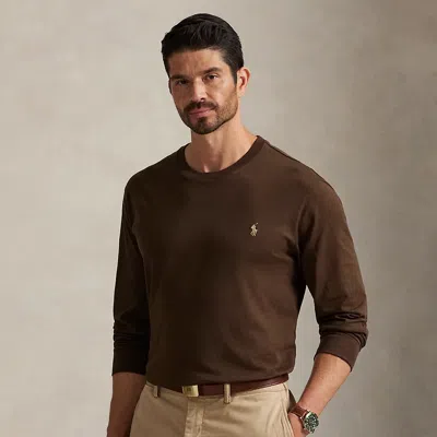 Polo Ralph Lauren Ralph Lauren Jersey Long-sleeve T-shirt In Brown