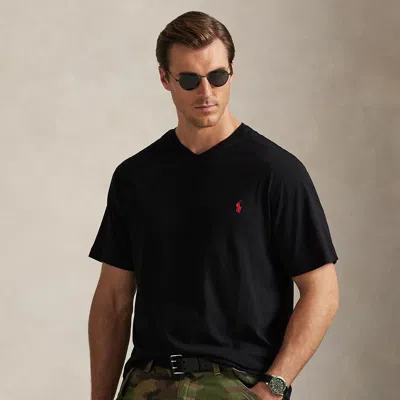POLO RALPH LAUREN RALPH LAUREN JERSEY V-NECK T-SHIRT,0035844802
