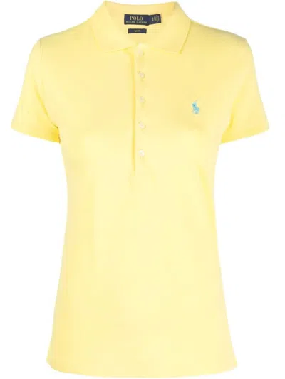 POLO RALPH LAUREN RALPH LAUREN JULIE LOGO-EMBROIDERED POLO SHIRT