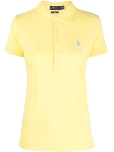 POLO RALPH LAUREN RALPH LAUREN JULIE LOGO-EMBROIDERED POLO SHIRT