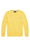Polo Ralph Lauren Cable-knit Cotton Jumper In Oasis Yellow/c7349