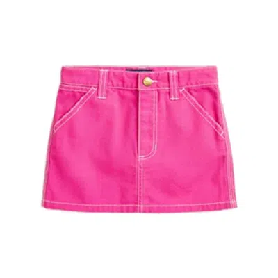 Polo Ralph Lauren Ralph Lauren Kids Full Mini Skirt For Kids - Spring/summer 2025 In Belmont Pink