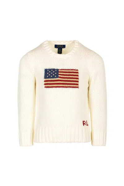 Polo Ralph Lauren Ralph Lauren Kids Kids' Classic Crewneck Sweater - Mini Fit In Nevis