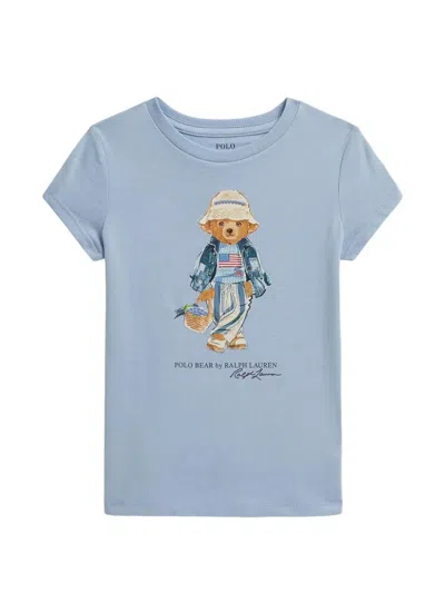 Polo Ralph Lauren Ralph Lauren Kids Kids Classic Knit T-shirt In Blue