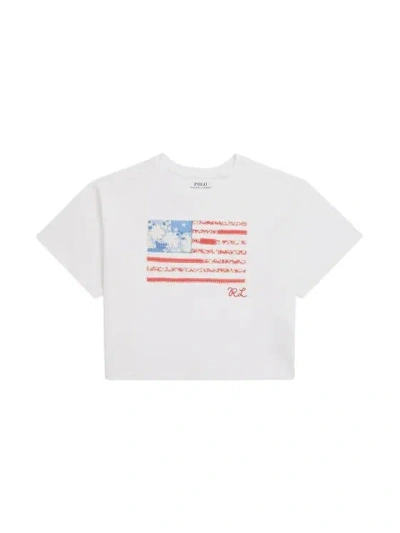 Polo Ralph Lauren Ralph Lauren Kids Kids' Classic Knit T-shirt In White