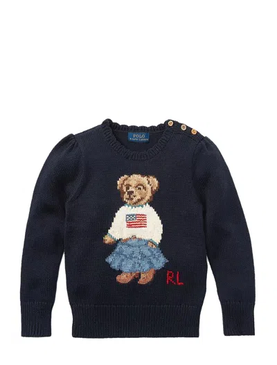 Polo Ralph Lauren Ralph Lauren Kids Kids' Comfortable Sweater Top In Blue