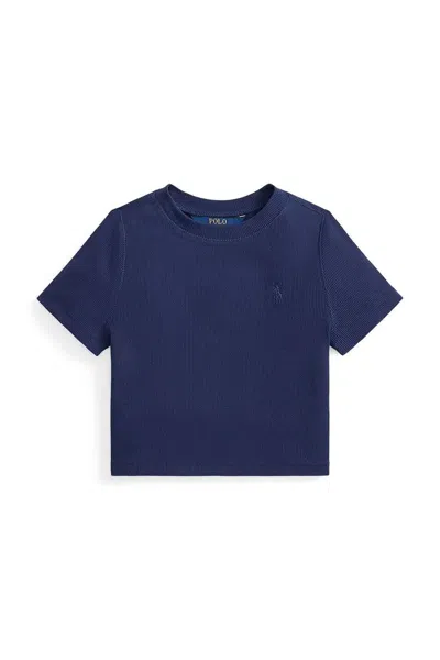 Polo Ralph Lauren Ralph Lauren Kids Kids Knit T-shirt In Navy