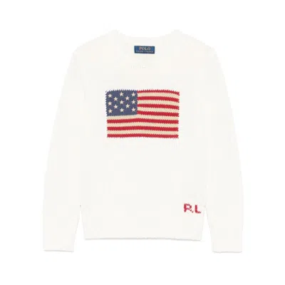 Polo Ralph Lauren Ralph Lauren Kids Kids' Mini Cotton Sweater Top In Nevis
