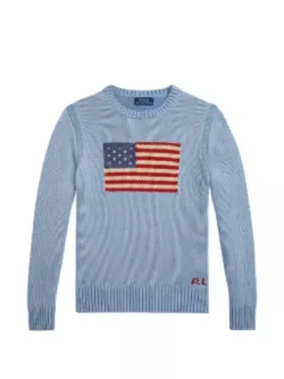Polo Ralph Lauren Ralph Lauren Kids Kids' Sweater Pullover - Perfect For Spring 2025 In Blue